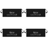 Mighty Max Battery 12v 200ah Battery Replacement for Solar Power - Deep Cycle - 4PK MAX3906826